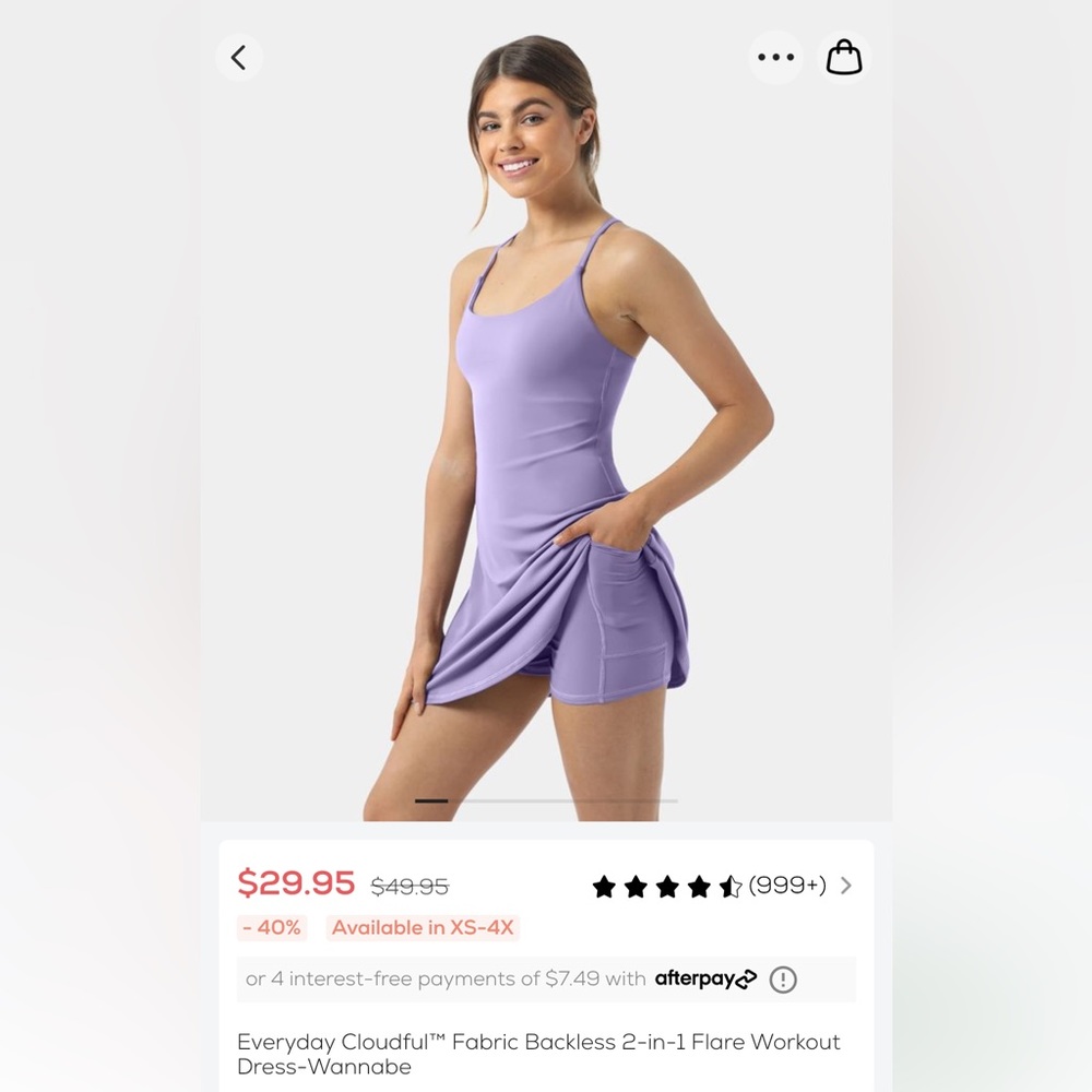 HALARA cloudful 2 in 1 dress